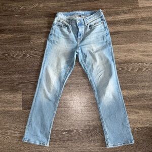 Men’s Light Wash Straight Fit Denim 30x30